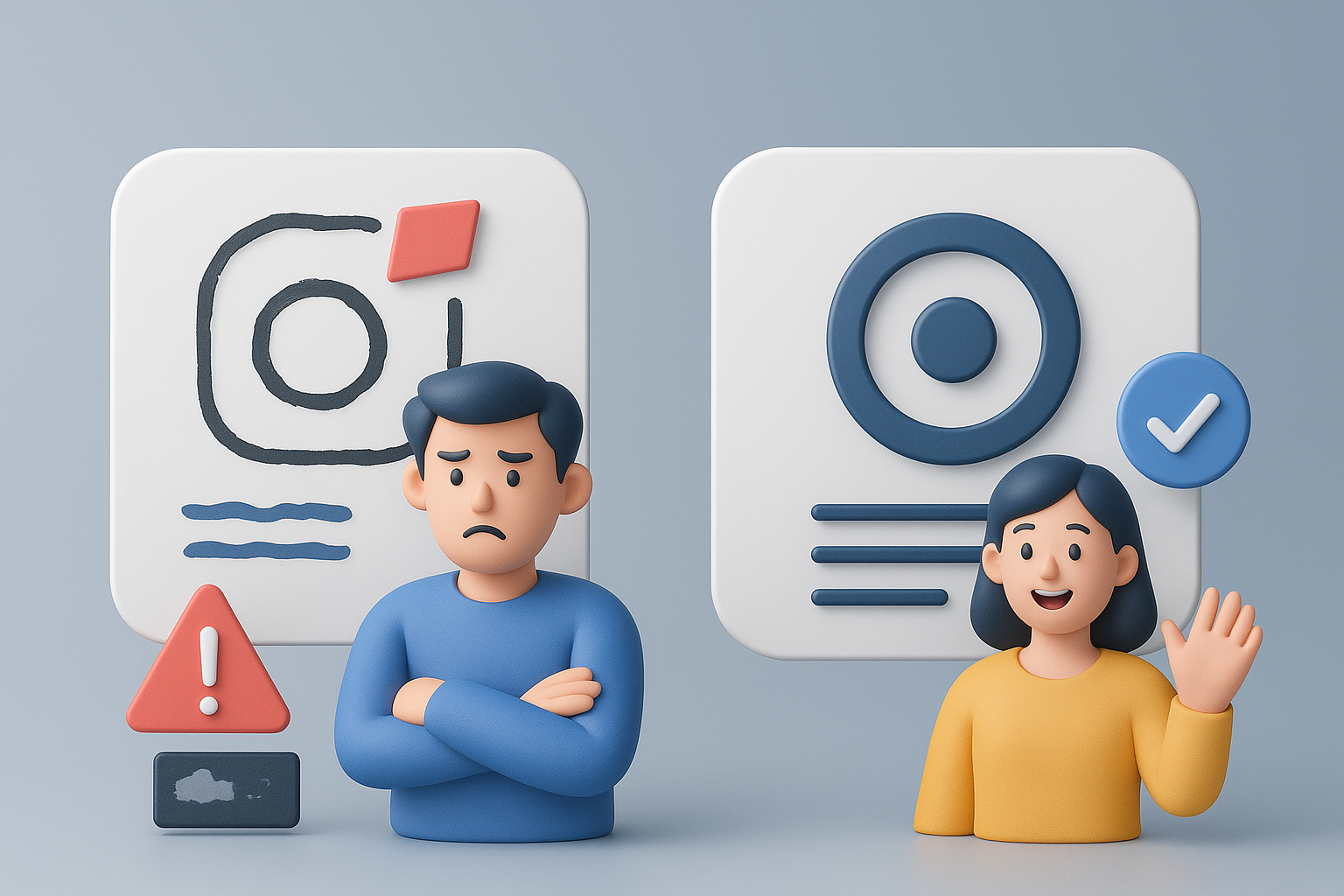 cheap logo vs professional logo